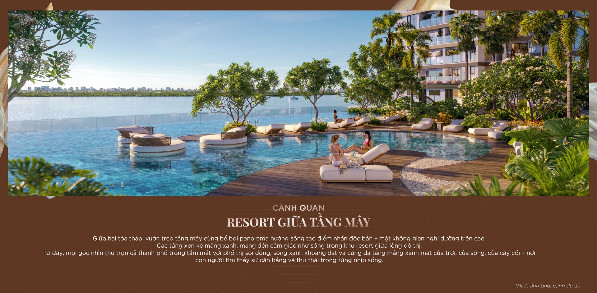 Tận hưởng như resort trên không
