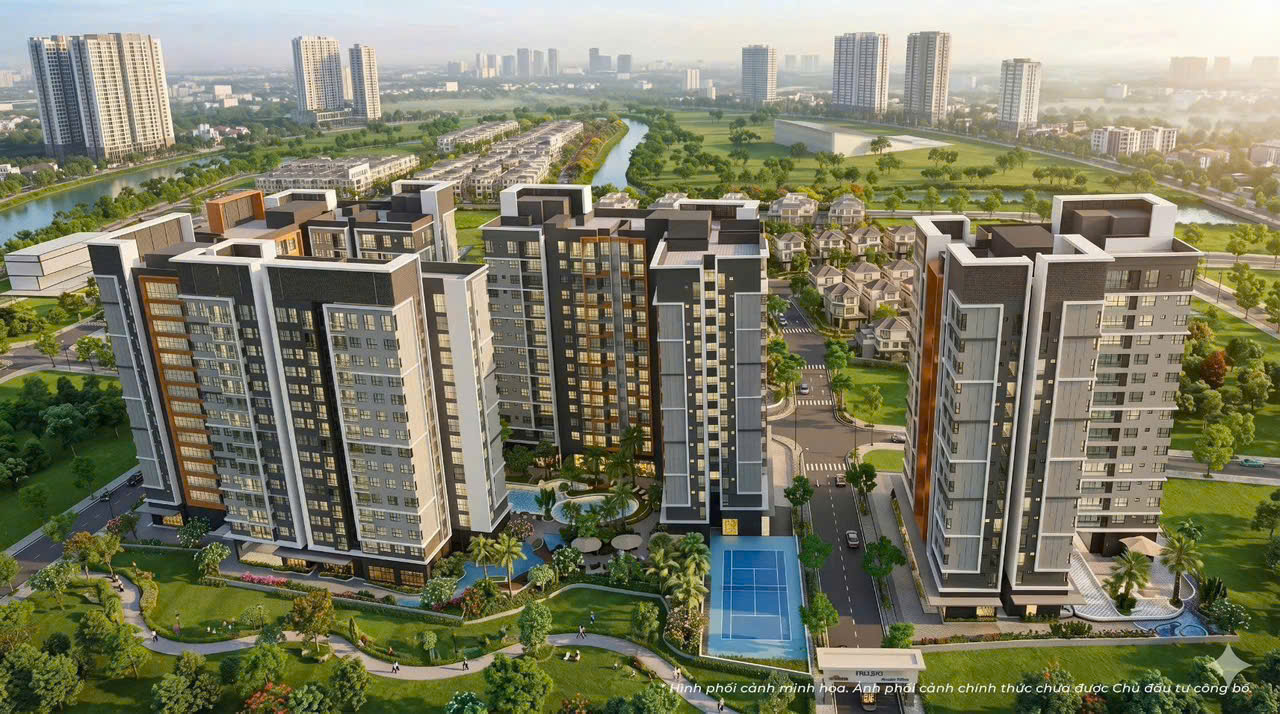 Phối cảnh 3 tháp Gladia Heights